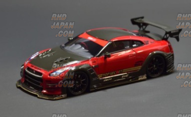 ミニカー TOP SECRET R35 GT-R TS RED 1/43 Top Secret Scale Model R35 - Red - RHDJapan